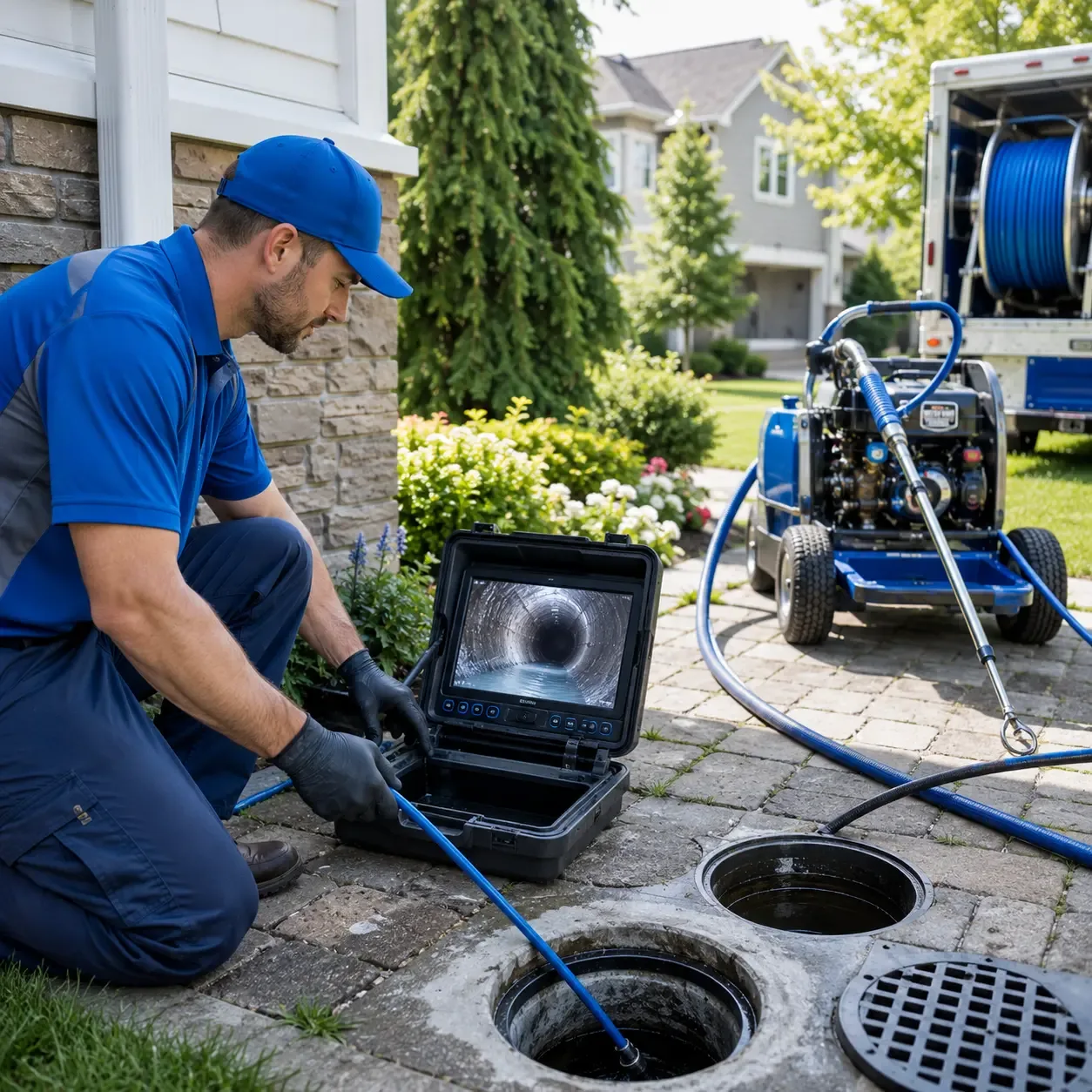 Outdoor drain cleaning professionals serving Castor, LA